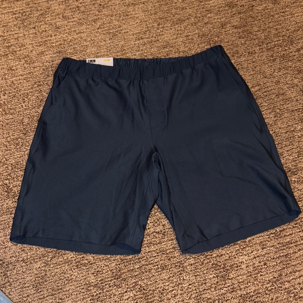 Greg Norman Collection Dark Blue Athletic Shorts